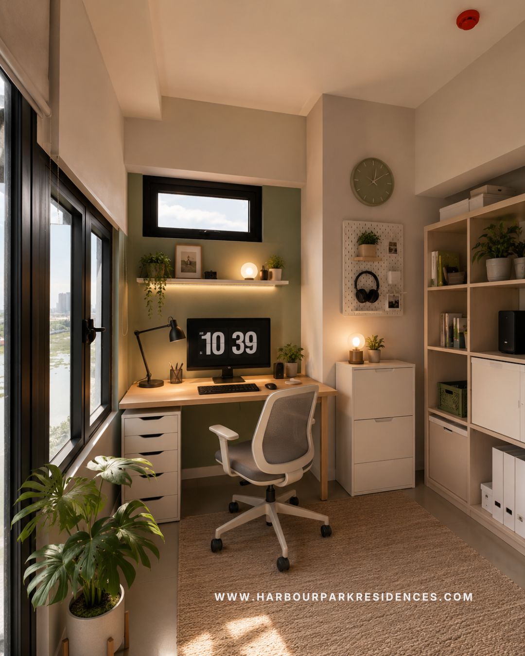 How to Create a Calm, Matcha-Green Workspace